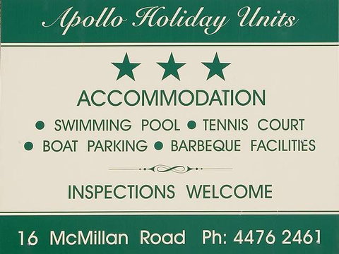 Apollo Holiday Units - Tourism Guide 1