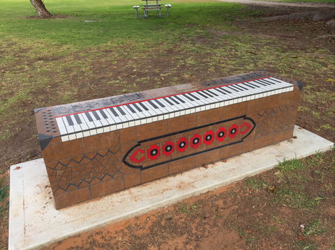 Piano Park Bench, Moonta - Tourism Guide 0