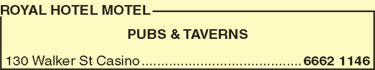 Royal Hotel Motel - Travel Agents 7