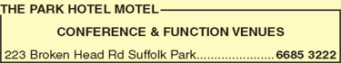 The Park Hotel Motel - Travel Agents 9