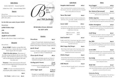 Belvideres Bar & Bistro - Travel Agents 4