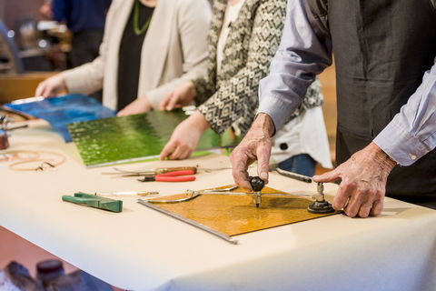 Stained Glass Leadlighting Workshop - Travel Agents 2