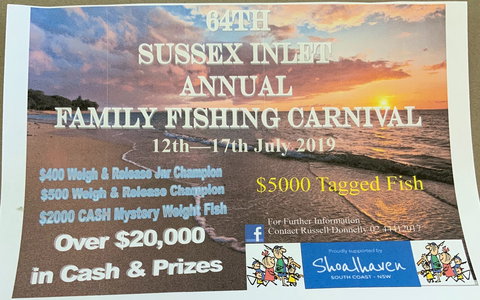 The Sussex Inlet Annual Family Fishing Carnival - Travel Agents 0
