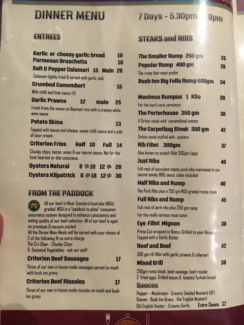 The Bush Inn Bar & Grill - Tourism Guide 3