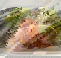 Flaming Healthy Charcoal Chicken  Salad - Cruises Travel
