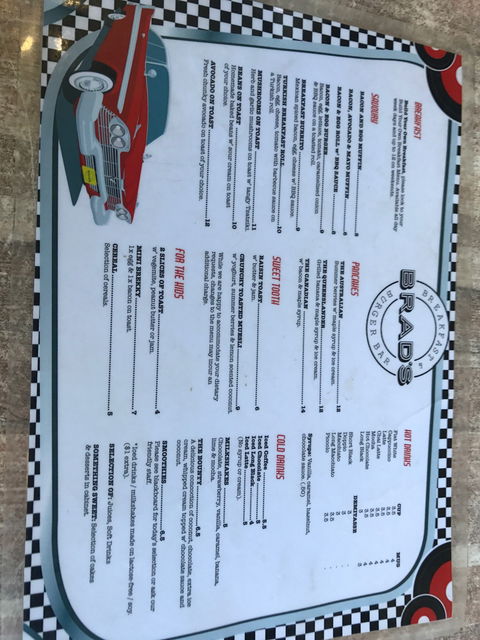 Brad's Breakfast & Burger Bar - Cruises Travel 6