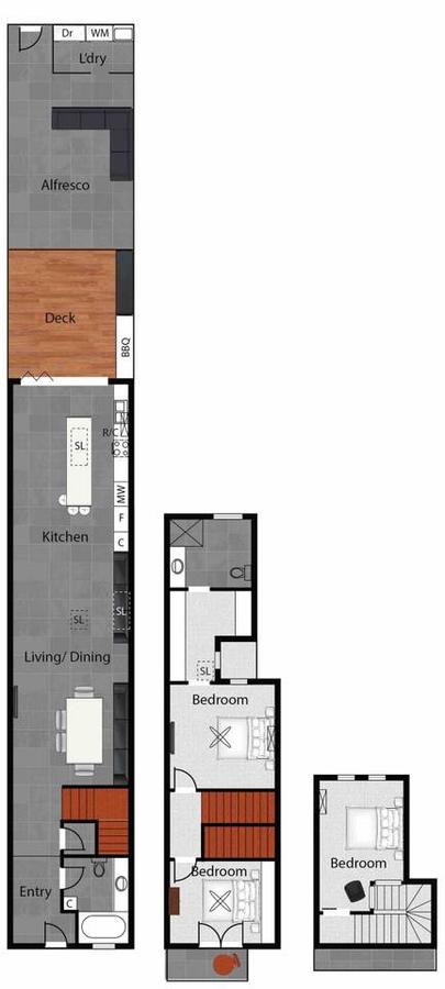 3 Storey Home Close Walk To Fox Studios SCG & City - Cruises Travel 22