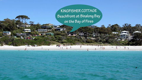 KINGFISHER COTTAGE Beachfront At The Binalong Bay - Tourism Guide 16