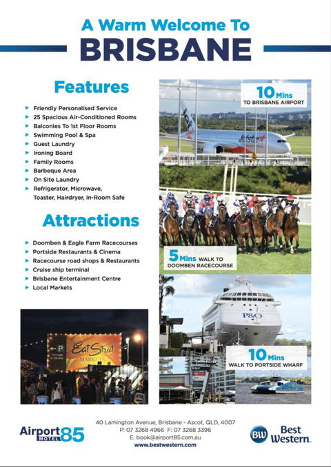 Best Western Airport 85 Motel - Cruises Travel 21