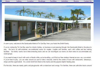 Sandcastle Motel Tin Can Bay with Tourism Guide