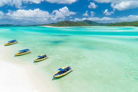 Great Barrier Reef Scenic Flight And Ocean Rafting Whitehaven Beach Day Trip - Travel Search 2